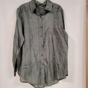 Chico's Design Women's 100% Silk Shirt Size 2 or Large